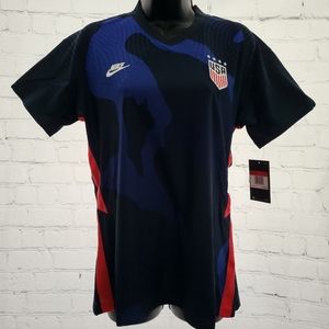 Nike Team USA Women’s Soccer Jersey Navy Blue Size Large Nike Dri Fit
